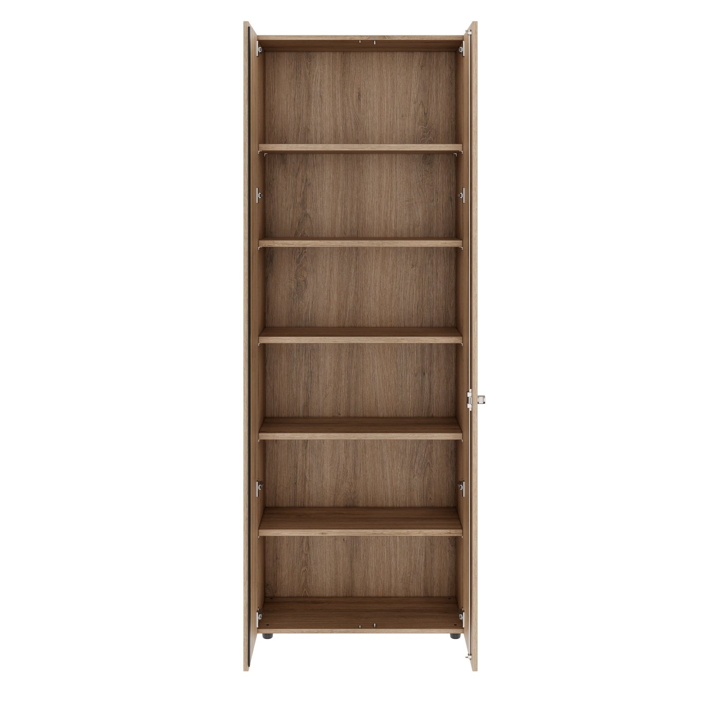 PRO Flügeltürenschrank | 6 OH, 800 - 1200 x 2250 mm, Soft-Close, Natureiche