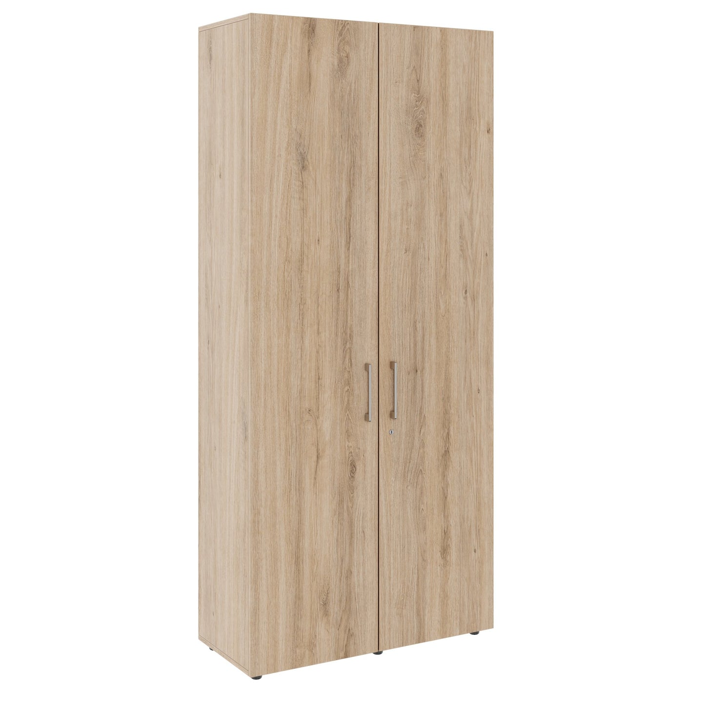 PRO Flügeltürenschrank | 6 OH, 800 - 1200 x 2250 mm, Soft-Close, Natureiche