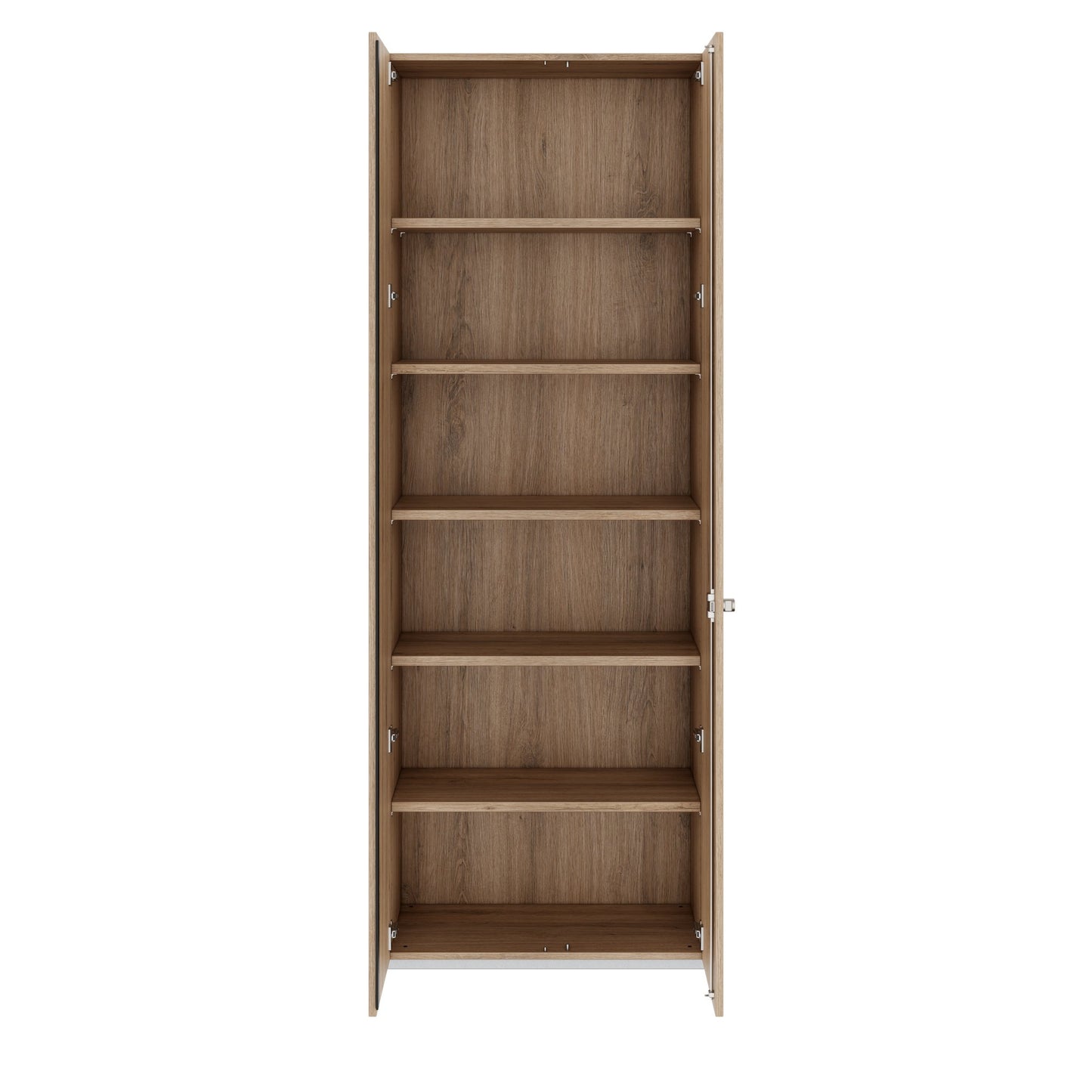 PRO Flügeltürenschrank | 6 OH, 800 - 1200 x 2250 mm, Soft-Close, Natureiche