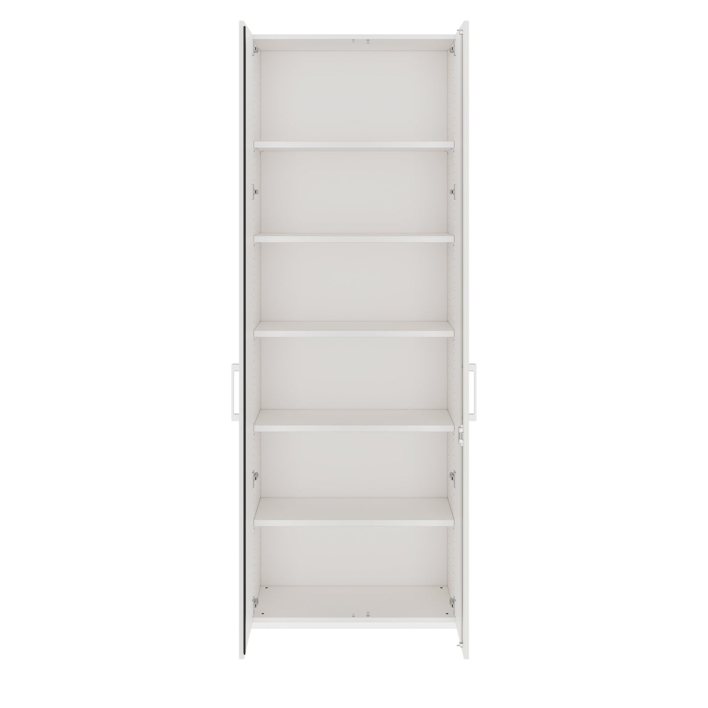 PRO Flügeltürenschrank | 6 OH, 800 - 1200 x 2250 mm, Soft-Close, Weiss