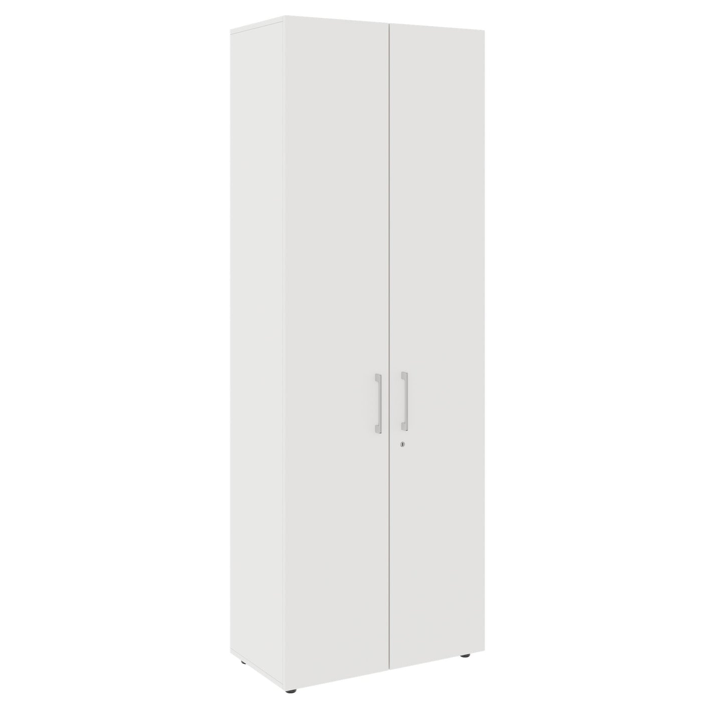 PRO Flügeltürenschrank | 6 OH, 800 - 1200 x 2250 mm, Soft-Close, Weiss