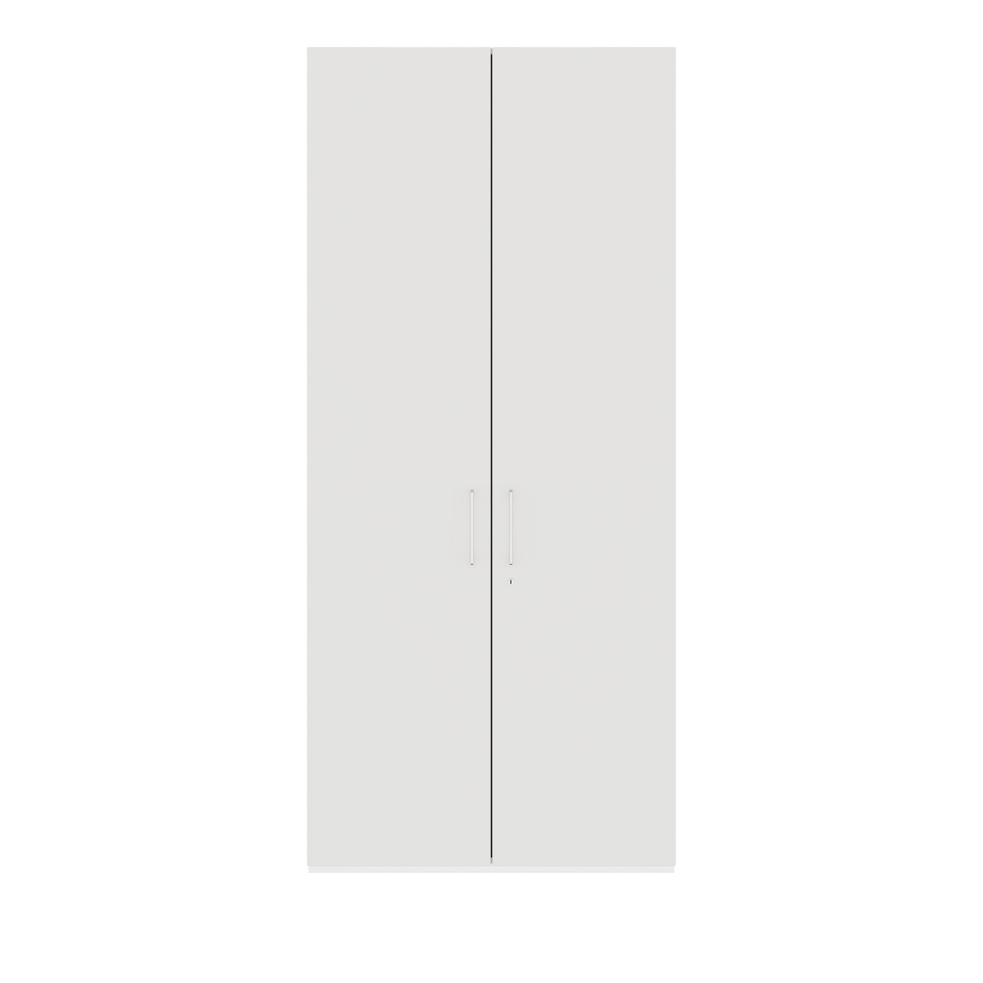 PRO Flügeltürenschrank | 6 OH, 800 - 1200 x 2250 mm, Soft-Close, Weiss