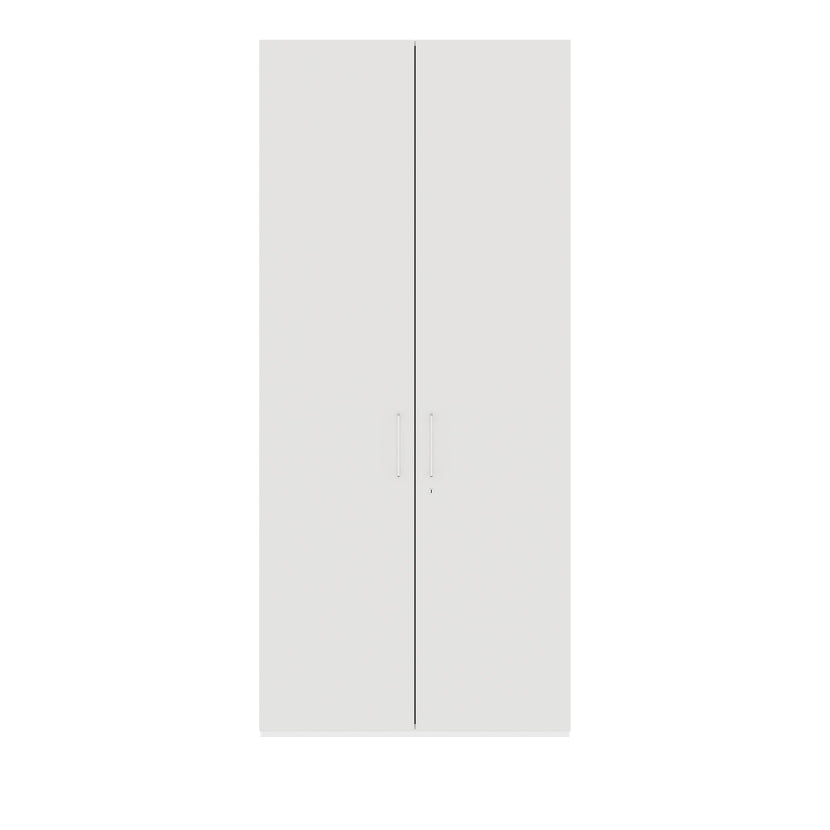 PRO Flügeltürenschrank | 6 OH, 800 - 1200 x 2250 mm, Soft-Close, Weiss