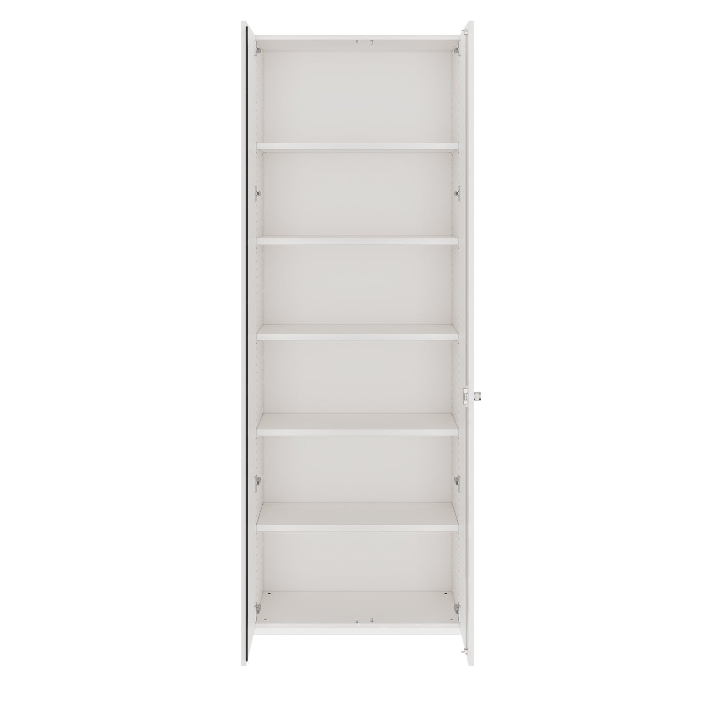 PRO Flügeltürenschrank | 6 OH, 800 - 1200 x 2250 mm, Soft-Close, Weiss