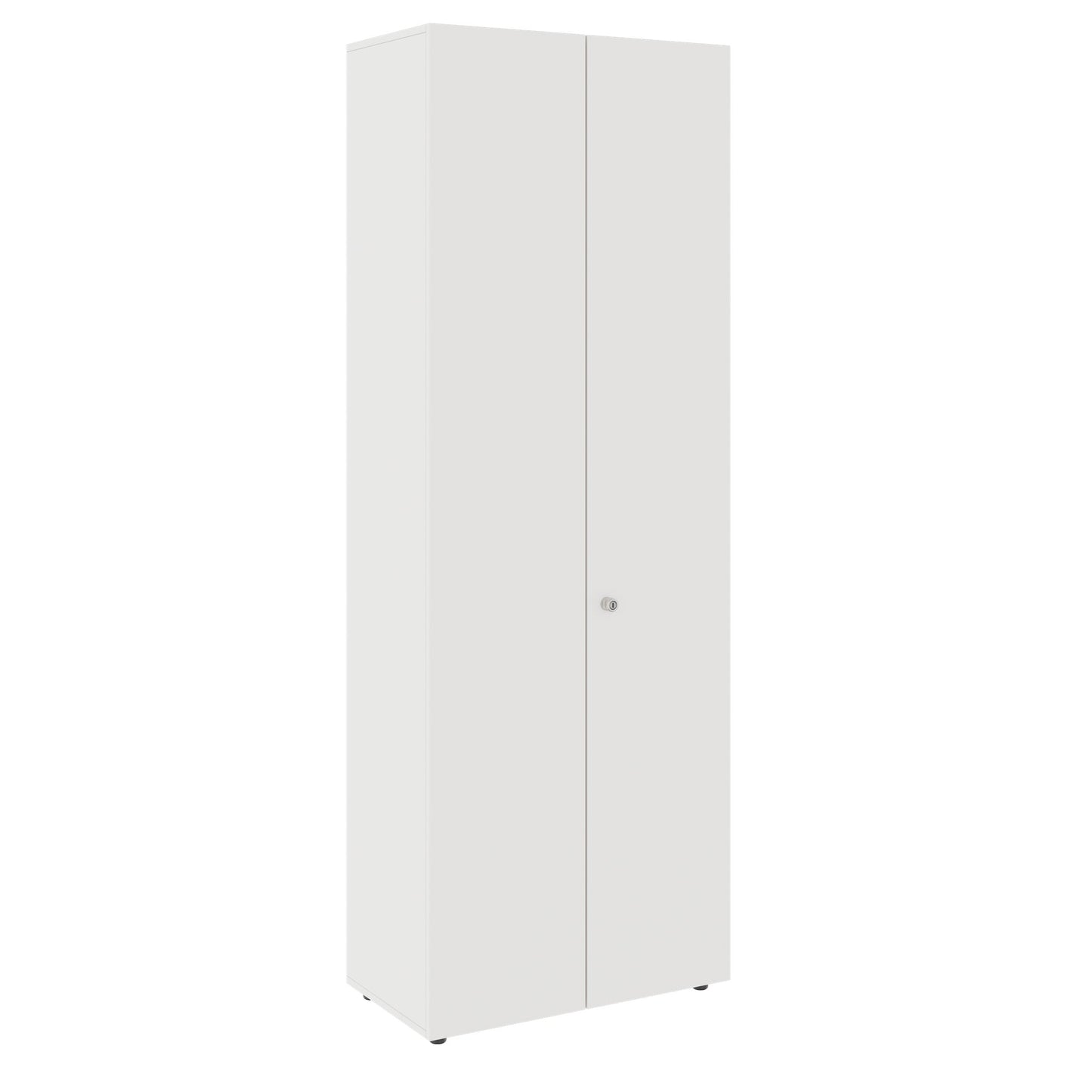 PRO Flügeltürenschrank | 6 OH, 800 - 1200 x 2250 mm, Soft-Close, Weiss