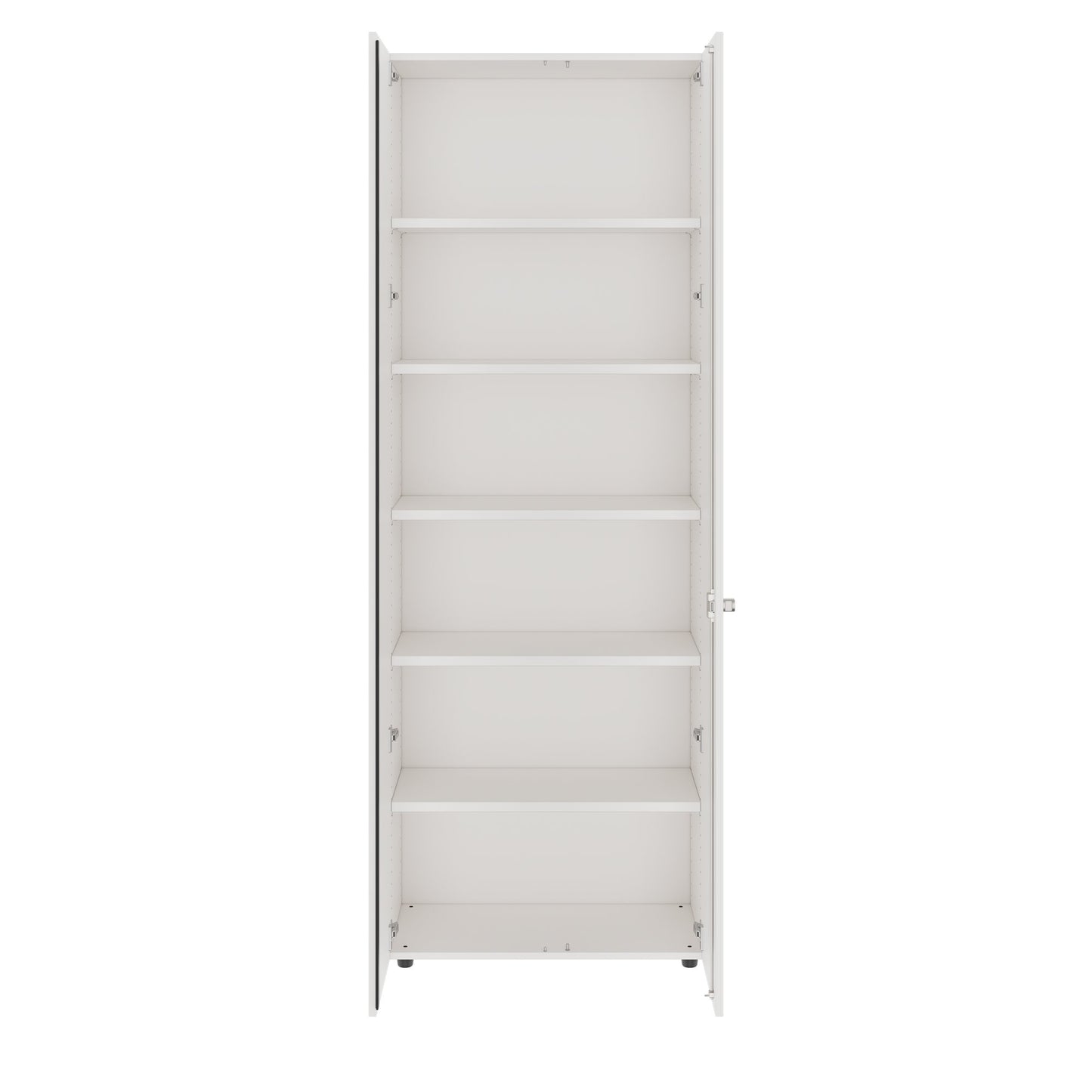 PRO Flügeltürenschrank | 6 OH, 800 - 1200 x 2250 mm, Soft-Close, Weiss