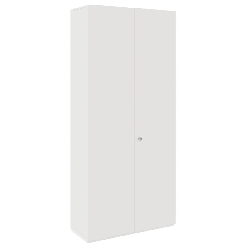 PRO Flügeltürenschrank | 6 OH, 800 - 1200 x 2250 mm, Soft-Close, Weiss