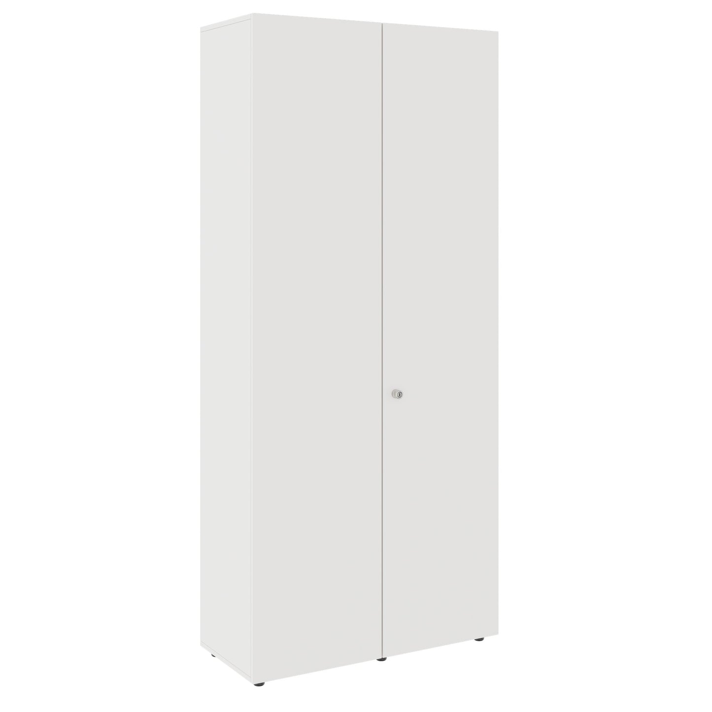 PRO Flügeltürenschrank | 6 OH, 800 - 1200 x 2250 mm, Soft-Close, Weiß