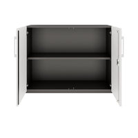 PRO Armoire de porte d'aile | 2 oh, 800 - 1200 x 770 mm, Soft -Close, graphite / blanc