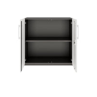 PRO Armoire de porte d'aile | 2 oh, 800 - 1200 x 770 mm, Soft -Close, graphite / blanc