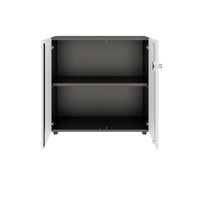 PRO Armoire de porte d'aile | 2 oh, 800 - 1200 x 770 mm, Soft -Close, graphite / blanc