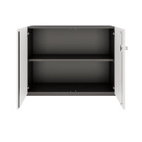 PRO Armoire de porte d'aile | 2 oh, 800 - 1200 x 770 mm, Soft -Close, graphite / blanc