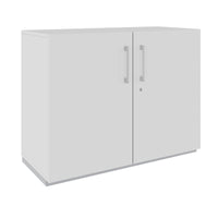 Armoire à portes battantes PRO | 2 OH, 800 - 1200 x 770 mm, fermeture amortie, gris