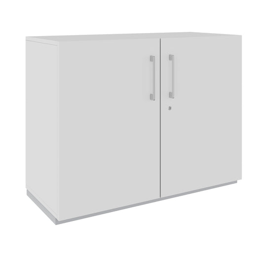 PRO Flügeltürenschrank | 2 OH, 800 - 1200 x 770 mm, Soft-Close, Grau