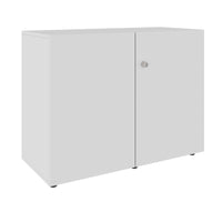 Armoire à portes battantes PRO | 2 OH, 800 - 1200 x 770 mm, fermeture amortie, gris