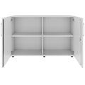 PRO Cabinetto per porte dell'ala | 2 OH, 800 - 1200 x 770 mm, morbido -close, grigio - 3 Thumbnail Image