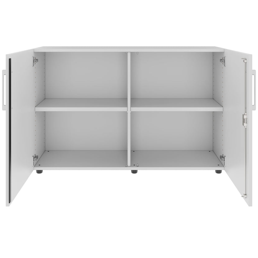 PRO Armoire de porte d'aile | 2 oh, 800 - 1200 x 770 mm, Soft -Close, gris