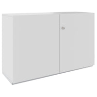 Armoire à portes battantes PRO | 2 OH, 800 - 1200 x 770 mm, fermeture amortie, gris