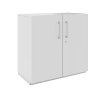 Armoire à portes battantes PRO | 2 OH, 800 - 1200 x 770 mm, fermeture amortie, gris