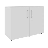 Armoire à portes battantes PRO | 2 OH, 800 - 1200 x 770 mm, fermeture amortie, gris