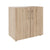PRO Armoire de porte d'aile | 2 oh, 800 - 1200 x 770 mm, soft-close, chêne naturel