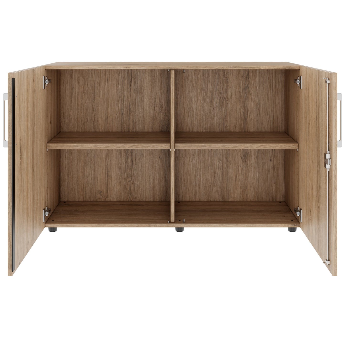 PRO Armoire de porte d'aile | 2 oh, 800 - 1200 x 770 mm, soft-close, chêne naturel