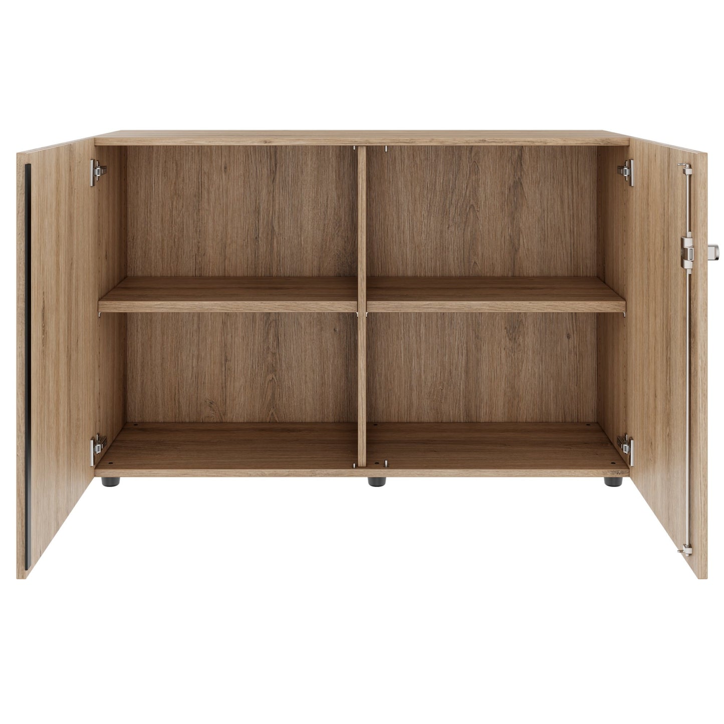 PRO Armoire de porte d'aile | 2 oh, 800 - 1200 x 770 mm, soft-close, chêne naturel