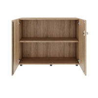 PRO Armoire de porte d'aile | 2 oh, 800 - 1200 x 770 mm, soft-close, chêne naturel