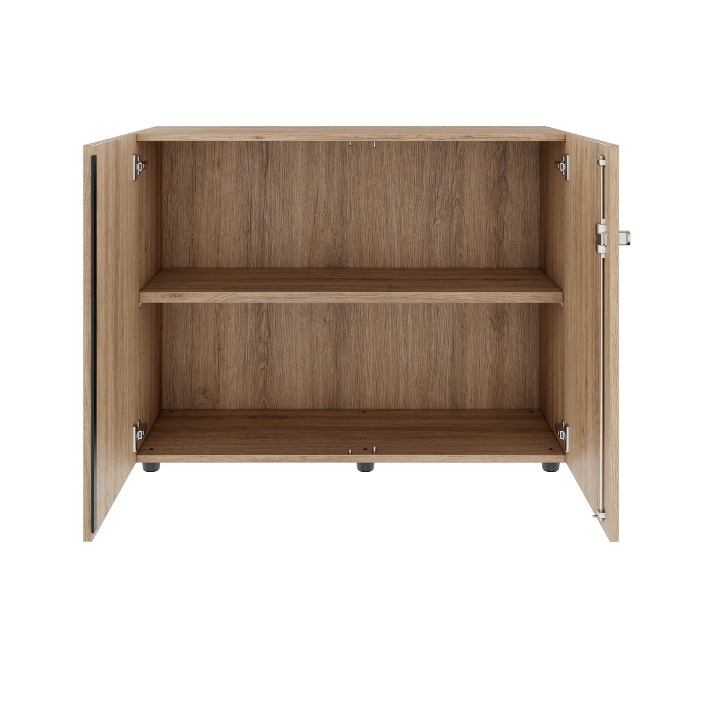 PRO Armoire de porte d'aile | 2 oh, 800 - 1200 x 770 mm, soft-close, chêne naturel