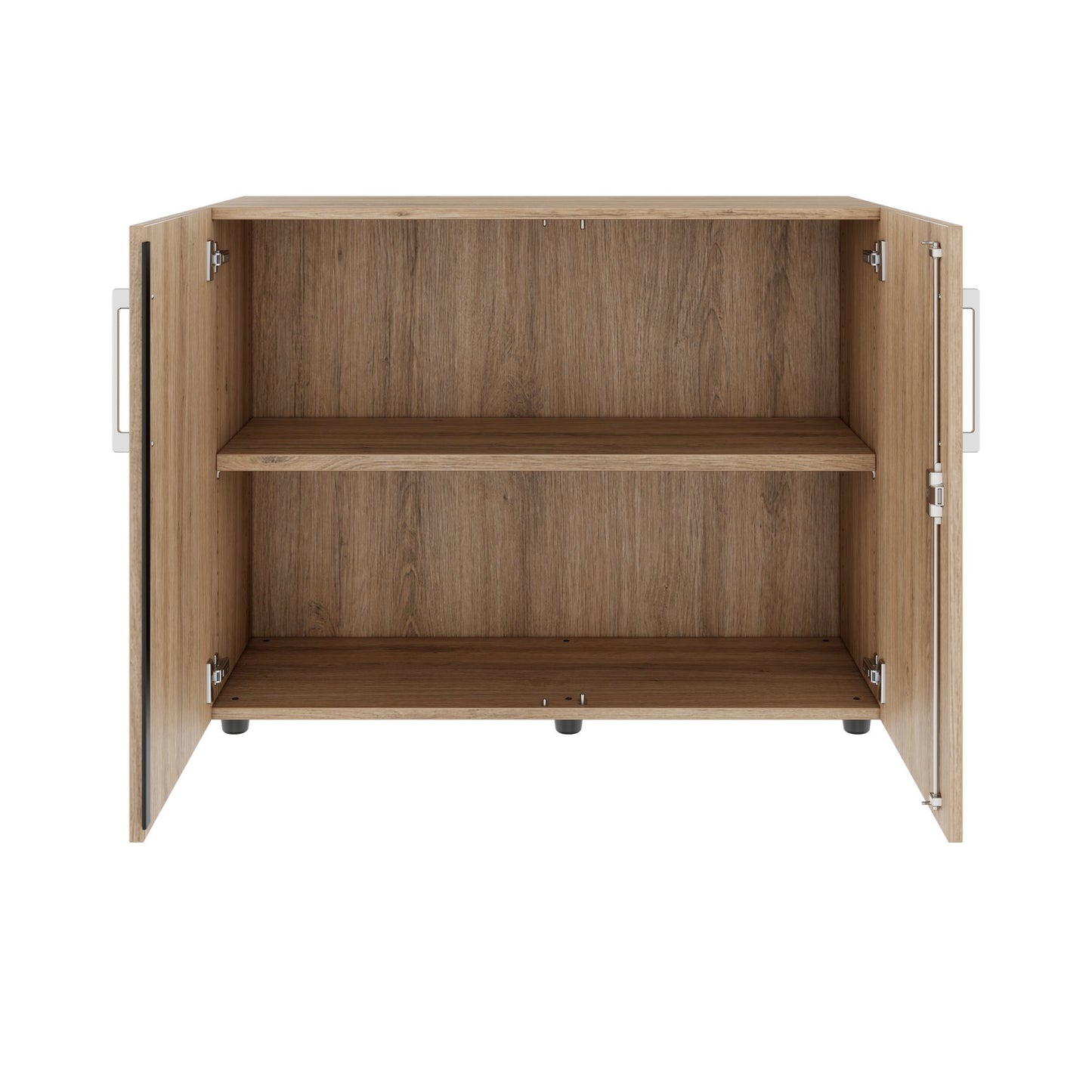 PRO Armoire de porte d'aile | 2 oh, 800 - 1200 x 770 mm, soft-close, chêne naturel