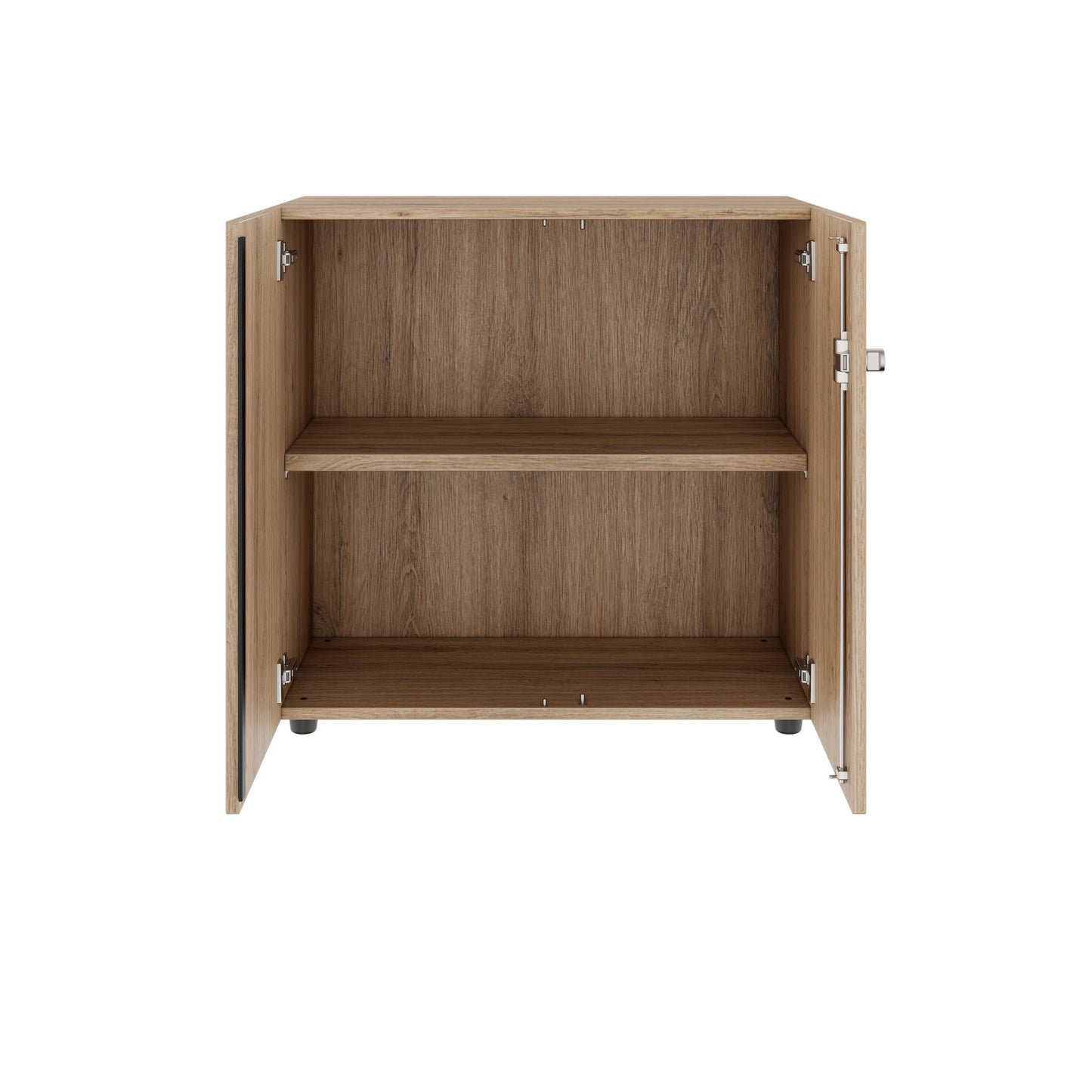 PRO Armoire de porte d'aile | 2 oh, 800 - 1200 x 770 mm, soft-close, chêne naturel