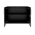 PRO hinged door cabinet | 2 OH, 800 - 1200 x 770 mm, soft close, black - 3 Thumbnail Image
