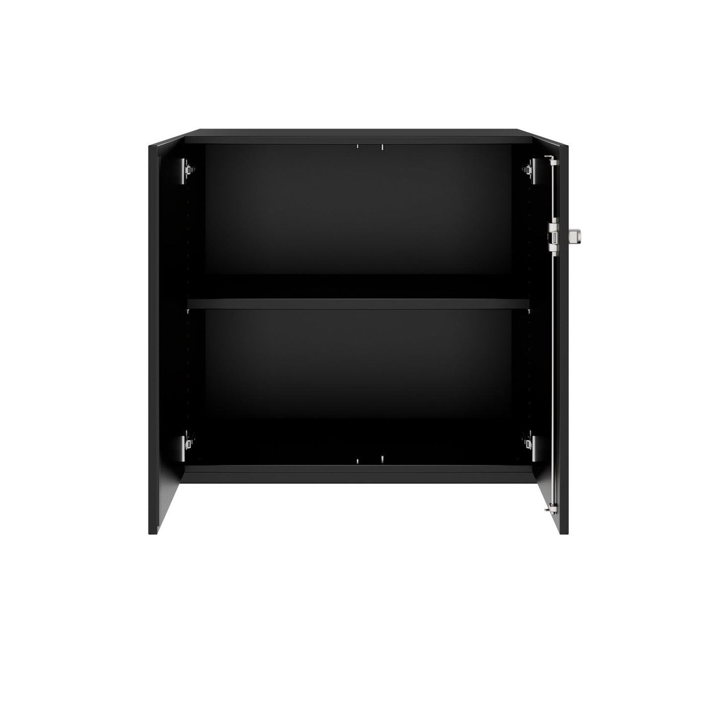 PRO Cabinetto per porte dell'ala | 2 OH, 800 - 1200 x 770 mm, morbido -close, nero