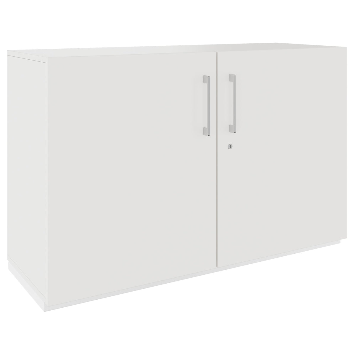 PRO hinged door cabinet | 2 OH, 800 - 1200 x 770 mm, soft close, white - 1 Lightbox Main Image
