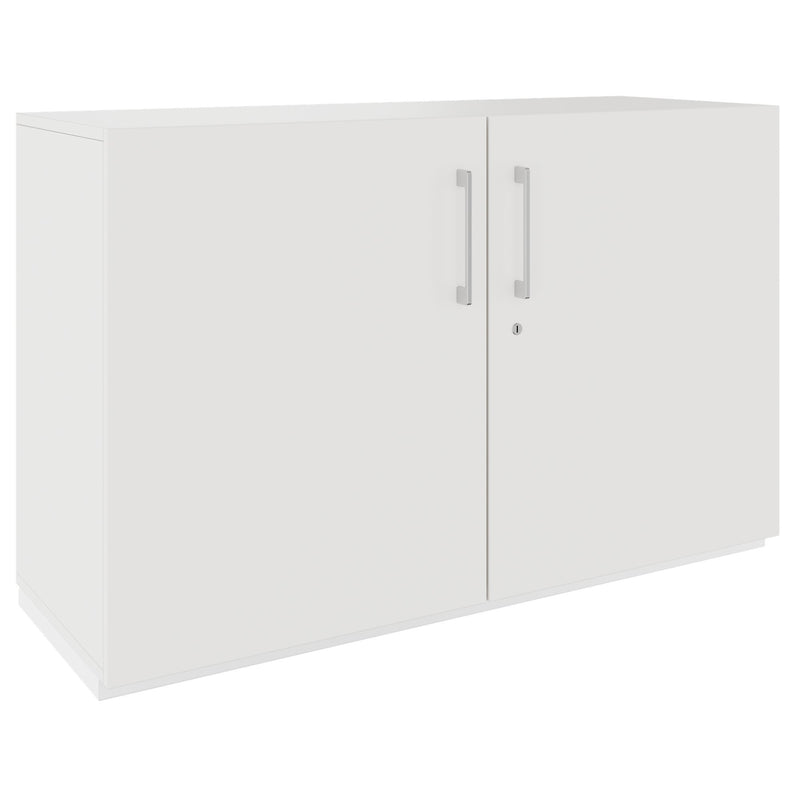 PRO hinged door cabinet | 2 OH, 800 - 1200 x 770 mm, soft close, white - 1 Main Image