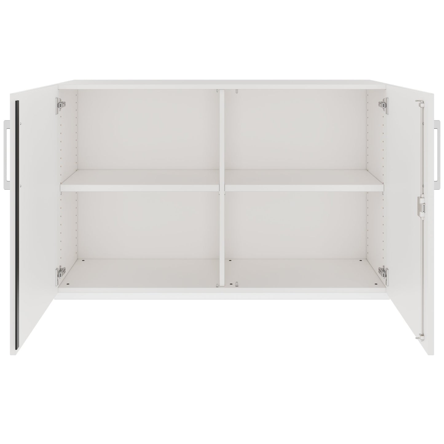 Armoire à portes battantes PRO | 2 OH, 800 - 1200 x 770 mm, fermeture amortie, blanc