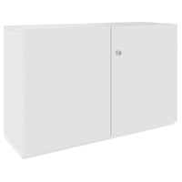 Armoire à portes battantes PRO | 2 OH, 800 - 1200 x 770 mm, fermeture amortie, blanc