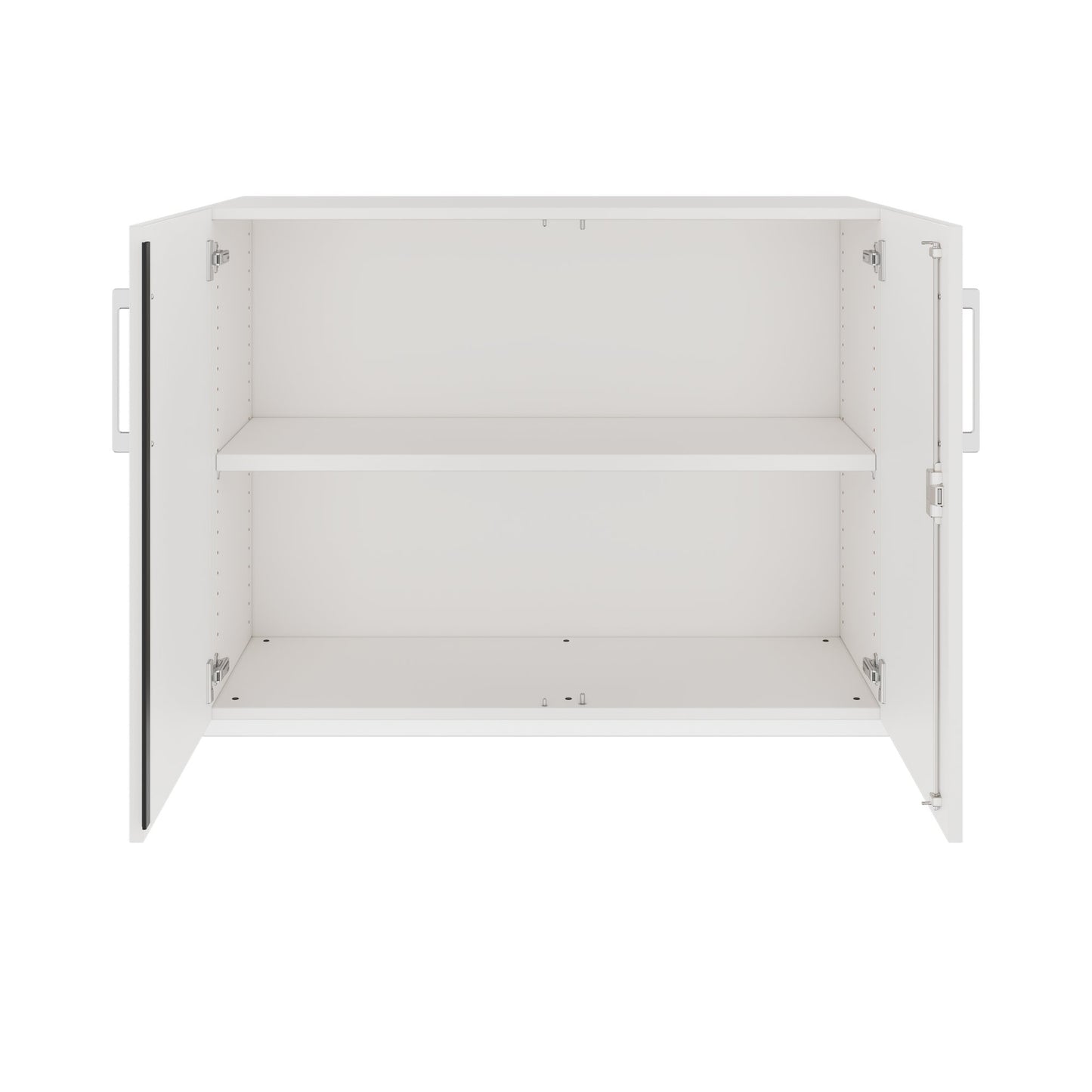 Armoire à portes battantes PRO | 2 OH, 800 - 1200 x 770 mm, fermeture amortie, blanc