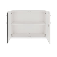 PRO Flügeltürenschrank | 2 OH, 800 - 1200 x 770 mm, Soft-Close, Weiss