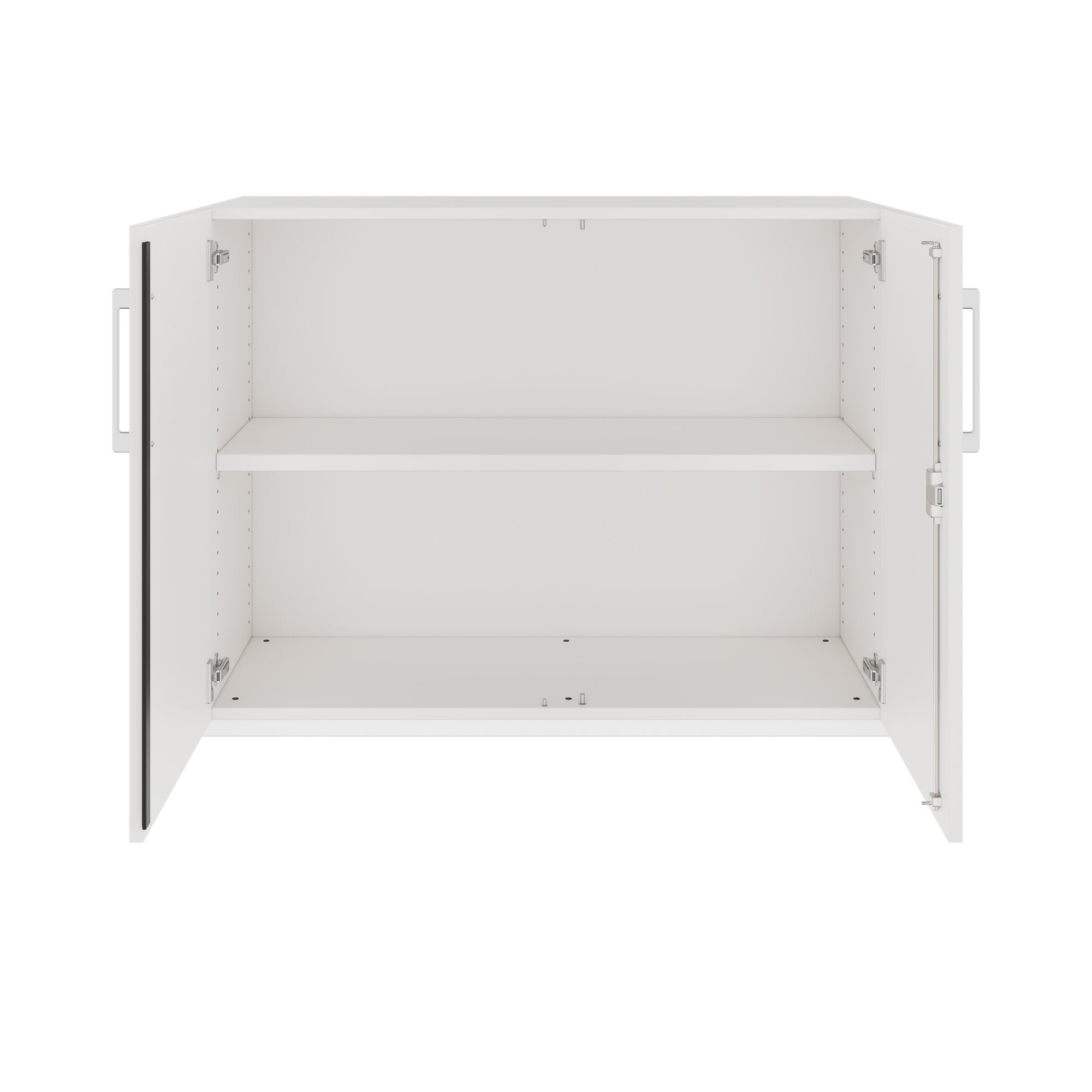 PRO Flügeltürenschrank | 2 OH, 800 - 1200 x 770 mm, Soft-Close, Weiss