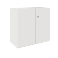 Armoire à portes battantes PRO | 2 OH, 800 - 1200 x 770 mm, fermeture amortie, blanc