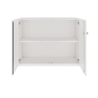 PRO Flügeltürenschrank | 2 OH, 800 - 1200 x 770 mm, Soft-Close, Weiss