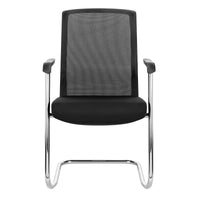 NETKON cantilever chair | Mesh back, black