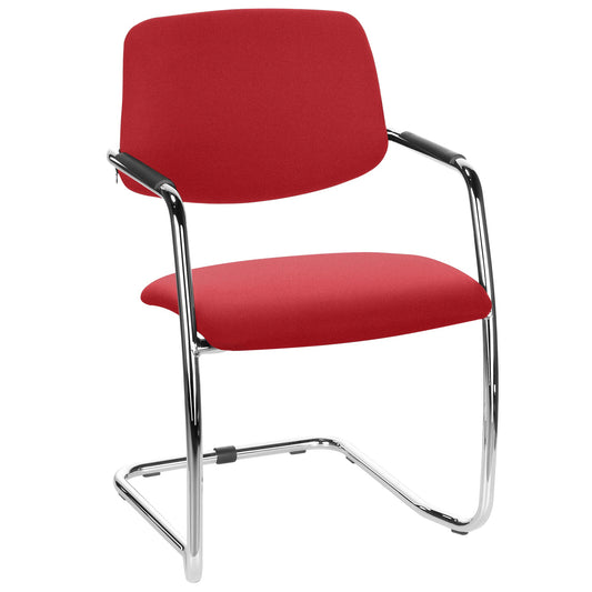 GAMA cantilever chair | Red