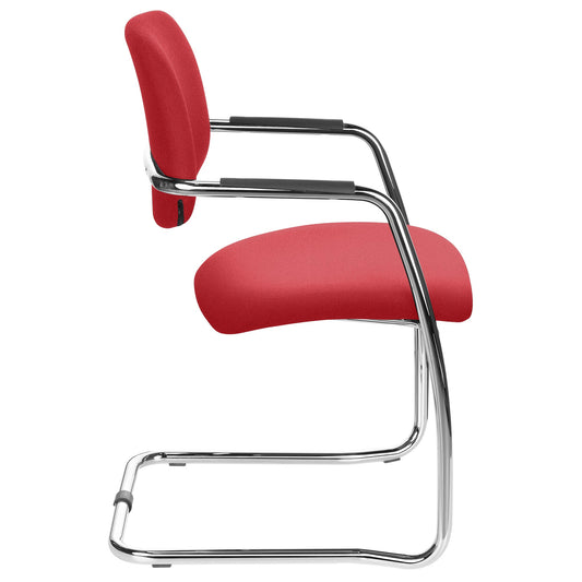 GAMA cantilever chair | Red