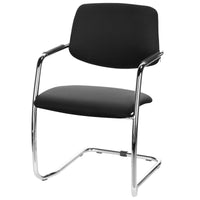 Chaise cantilever GAMA | Noir