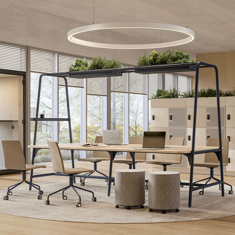 GIRO Pouf / Sitzhocker | Ø 400-800 mm, viele Farben, optional rollbar - 7 Main Image
