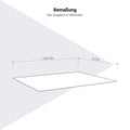 Tapis de protection pour sols durs | 900 x 1200 et 1160 x 1500 mm, polycarbonate - 5 Thumbnail Image