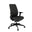 Chaise pivotante Hardy Office | Mécanique synchrone, accoudoirs 3D, noir