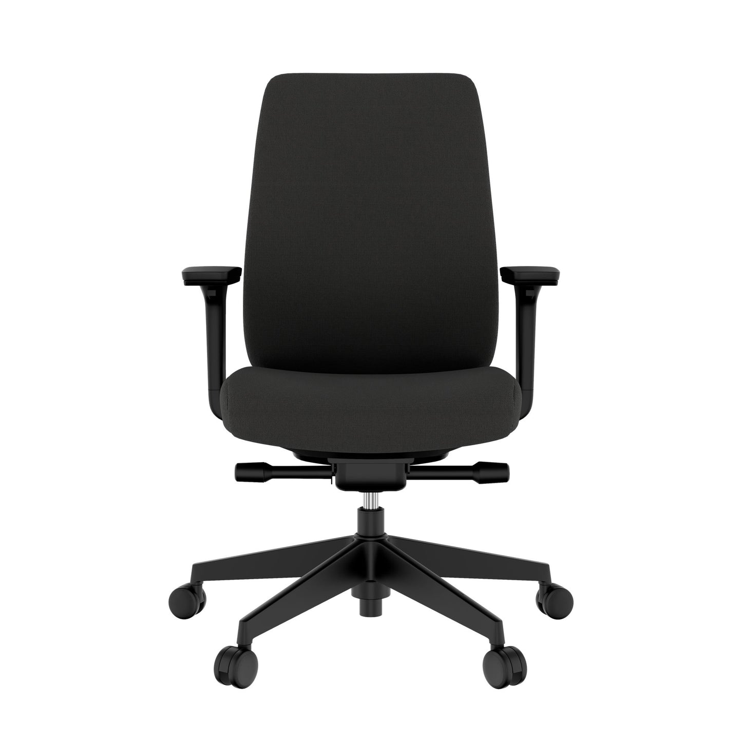 Hardy office swivel chair | Synchronous mechanics, 3D armrests, black